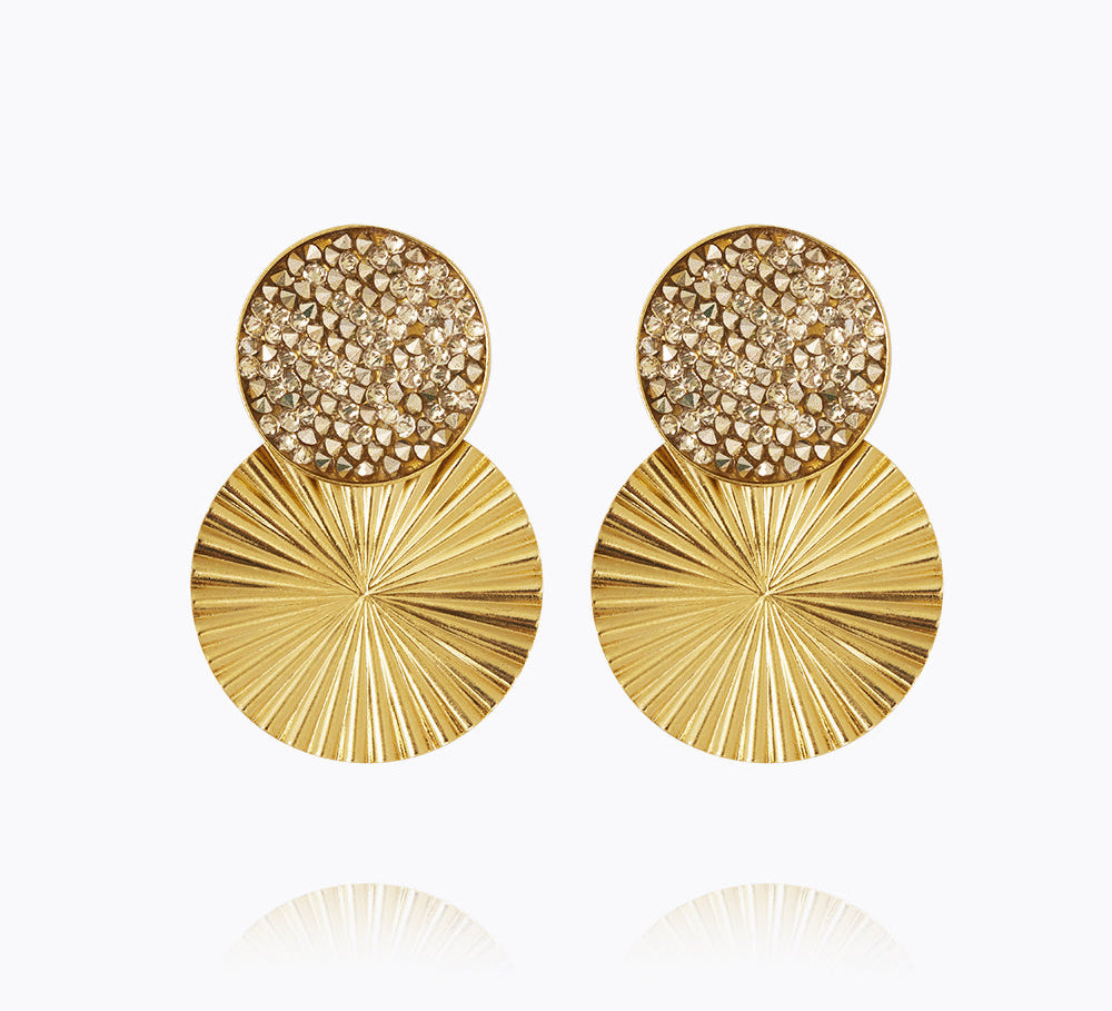 Caroline Svedbom - Lizzy Earrings Cal Gold Gold