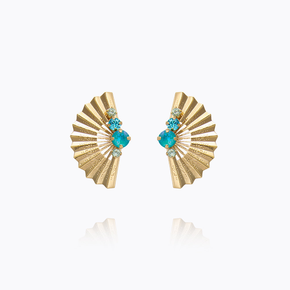 Caroline Svedbom - Lucinda Earrings Laguna Combo Gold