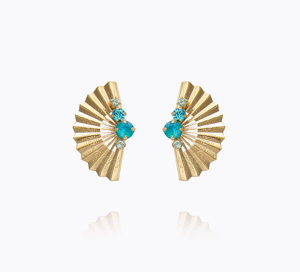 Caroline Svedbom - Lucinda Earrings Laguna Combo Gold
