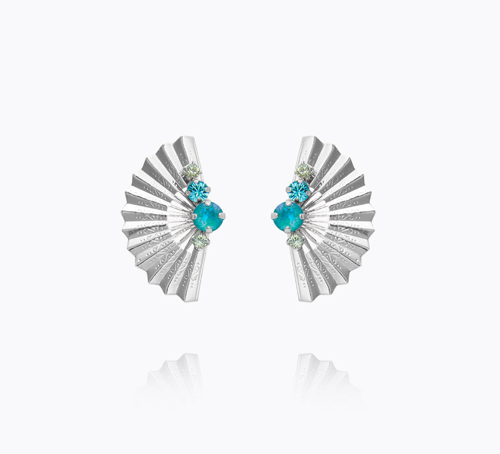 Caroline Svedbom - Lucinda Earrings Laguna Combo Rhodium