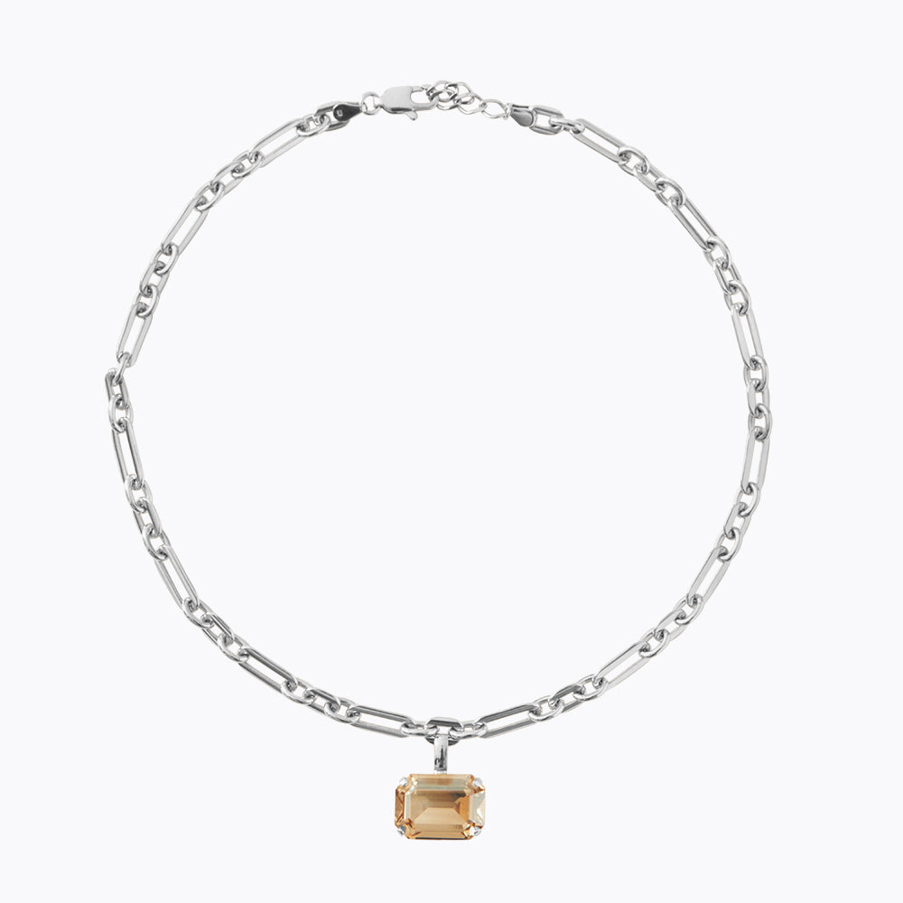 Caroline Svedbom - Lydia Chain Necklace Golden Shadow Gold