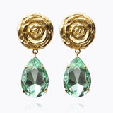 Caroline Svedbom - Rosita Drop Earrings Soft Mint Gold