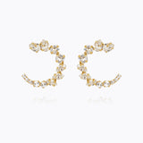 Caroline Svedbom - Mini Angie Earrings Crystal Gold