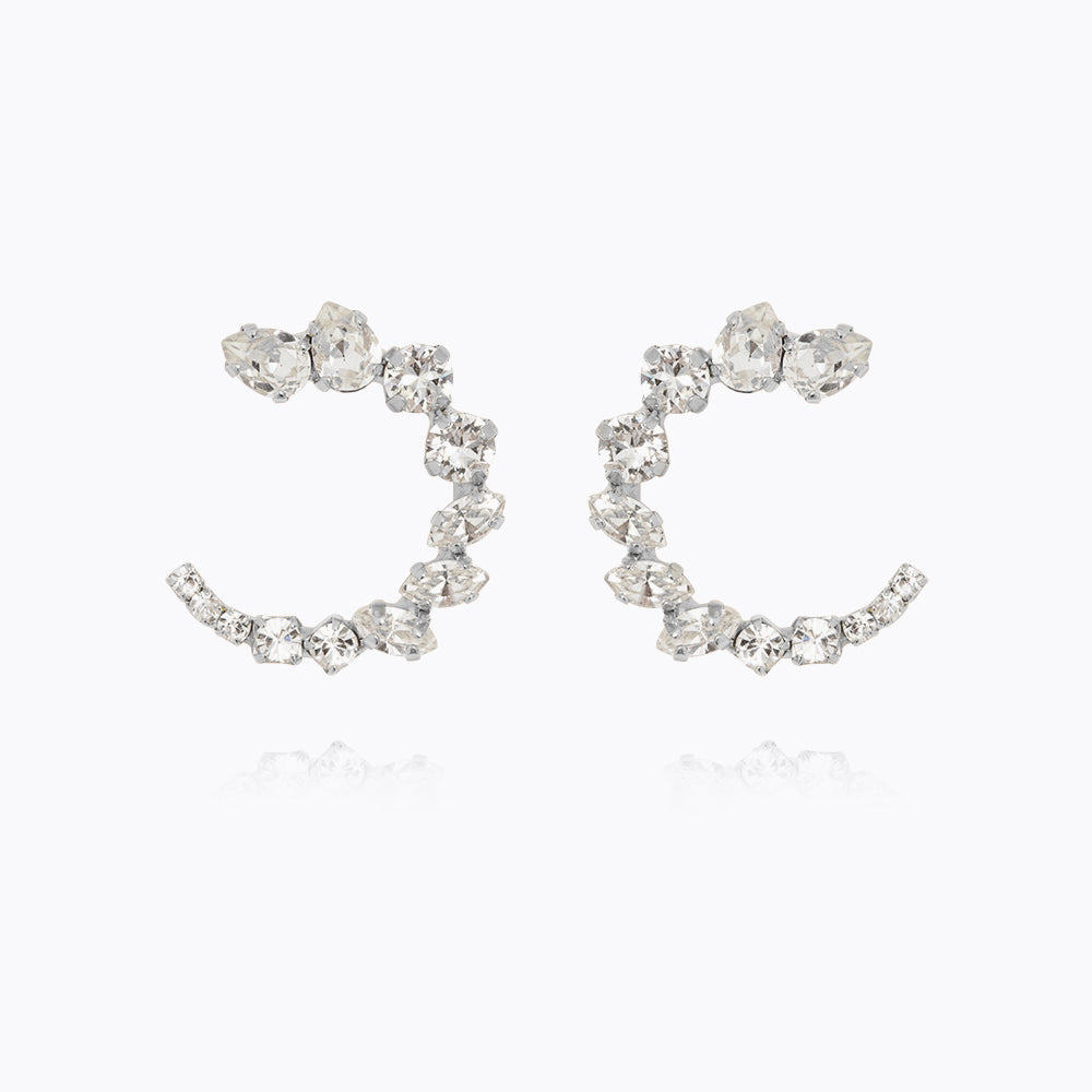 Caroline Svedbom - Mini Angie Earrings Crystal Rhodium