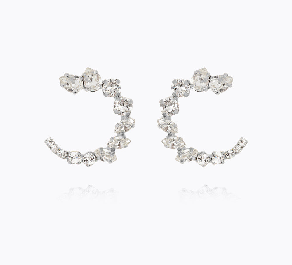 Caroline Svedbom - Mini Angie Earrings Crystal Rhodium