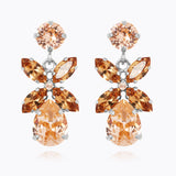 Caroline Svedbom - Mini Dione Earrings Topaz Combo Rhodium