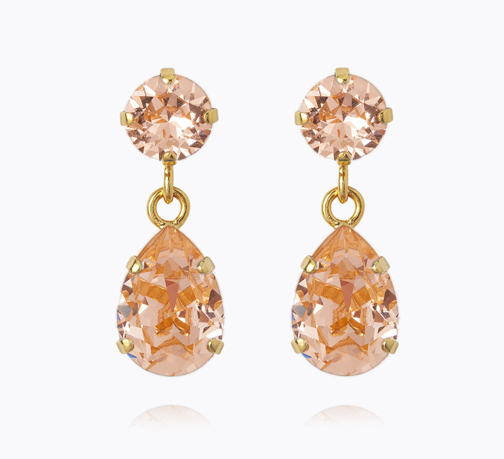 Caroline Svedbom - Mini Drop Earrings Light Peach Gold