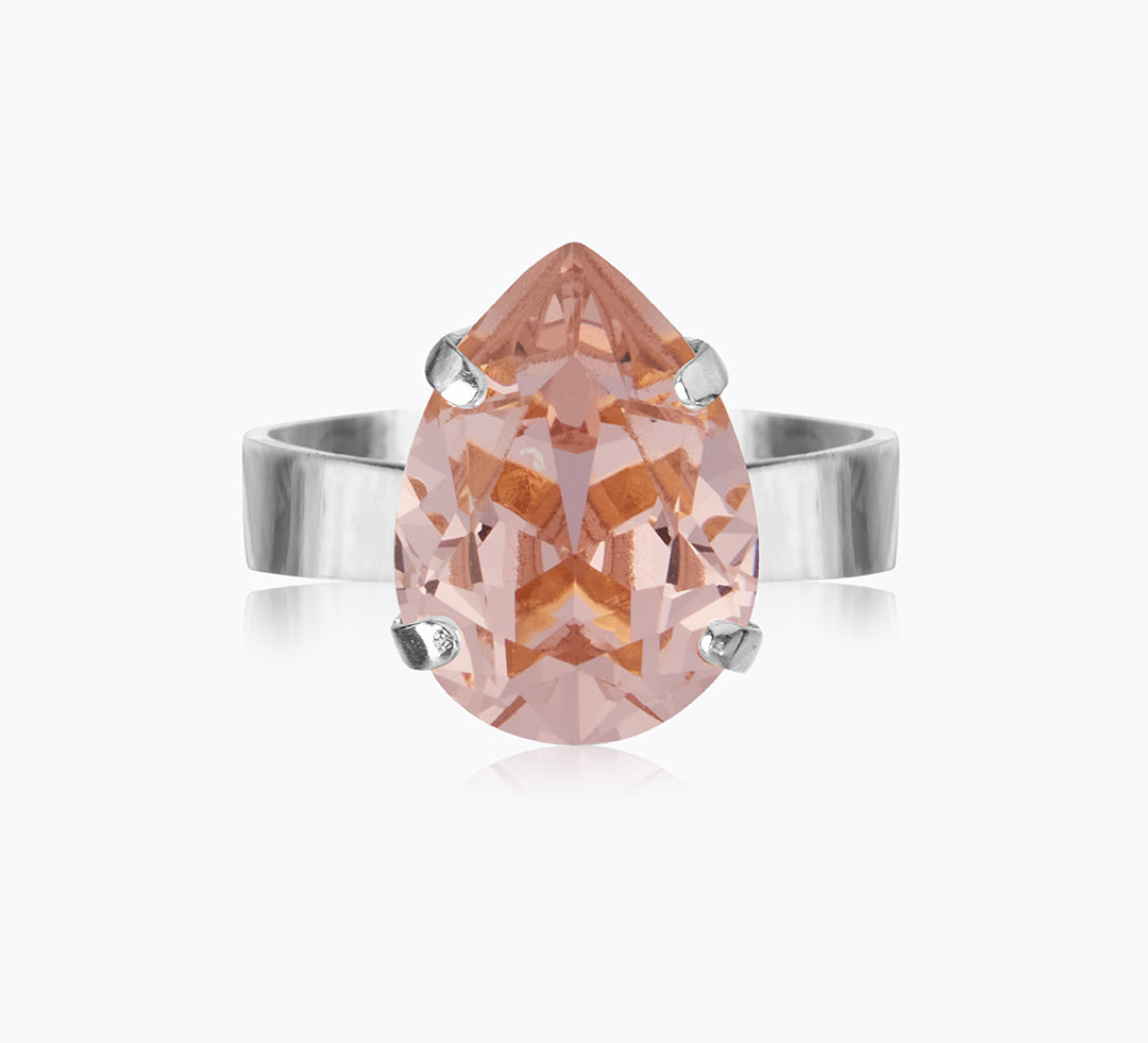 Mini Drop Ring / Vintage Rose
