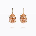 Caroline Svedbom - Mini Drop Clasp Earrings Light Peach Gold