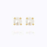 Caroline Svedbom - Mini Stud Earrings Pearl Gold