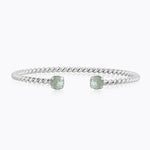 Caroline Svedbom - Mini Twisted Bracelet Agave Ignite Rhodium