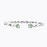 Caroline Svedbom - Mini Twisted Bracelet Agave Ignite Rhodium