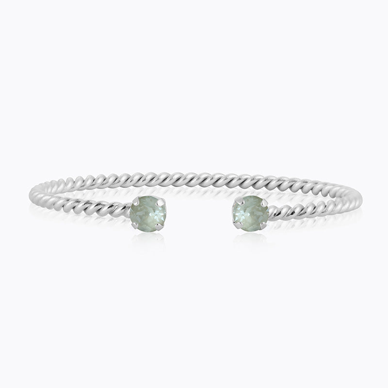 Caroline Svedbom - Mini Twisted Bracelet Agave Ignite Rhodium