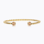 Caroline Svedbom - Mini Twisted Bracelet Golden Shadow Gold