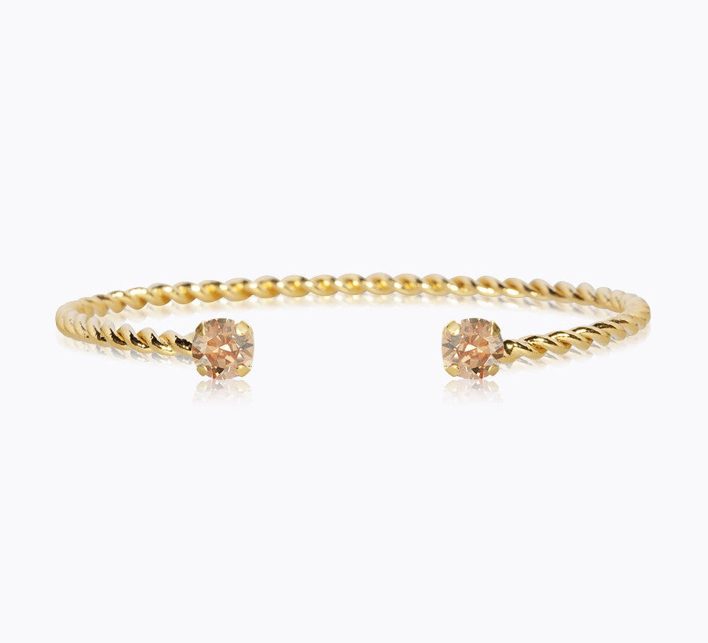 Caroline Svedbom - Mini Twisted Bracelet Golden Shadow Gold