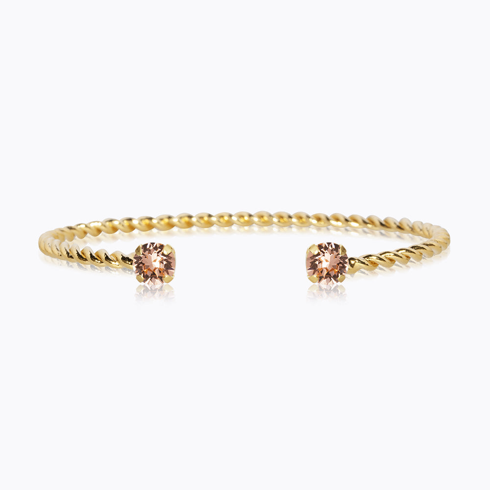 Caroline Svedbom - Mini Twisted Bracelet Light Peach Gold