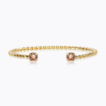 Caroline Svedbom - Mini Twisted Bracelet Light Peach Gold