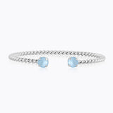Caroline Svedbom - Mini Twisted Bracelet Sky Ignite Rhodium