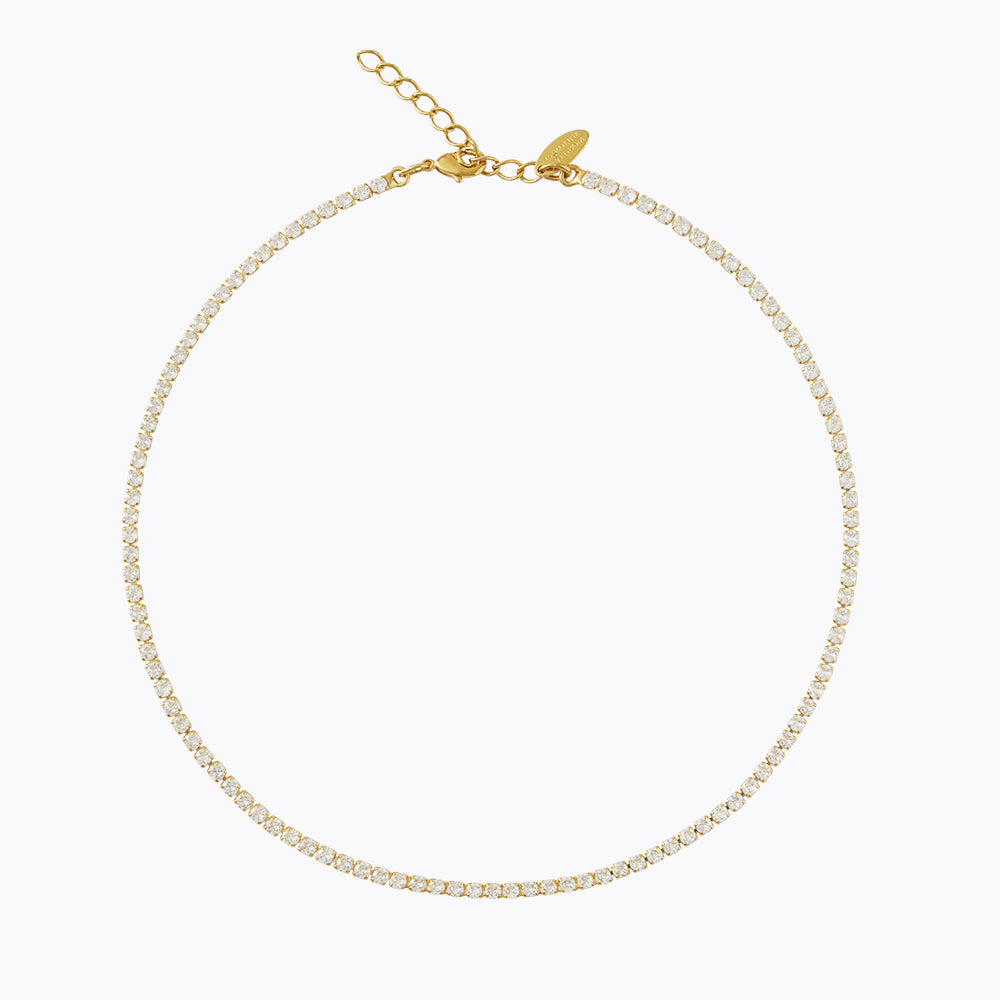 Caroline Svedbom - Mini Zara Necklace Crystal Gold