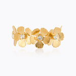 Caroline Svedbom - Mini Anemone Bangle Crystal Gold