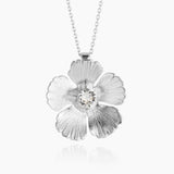 Caroline Svedbom - Mini Anemone Necklace Crystal Rhodium