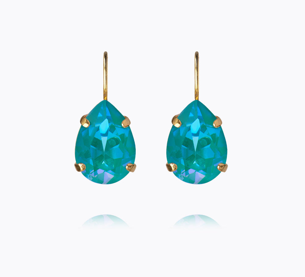 Caroline Svedbom - Mini Drop Clasp Earrings Laguna Delite Gold