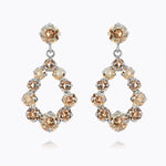 Caroline Svedbom - Mini Delia Earrings Golden Combo Rhodium