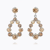 Caroline Svedbom - Mini Delia Earrings Golden Combo Rhodium