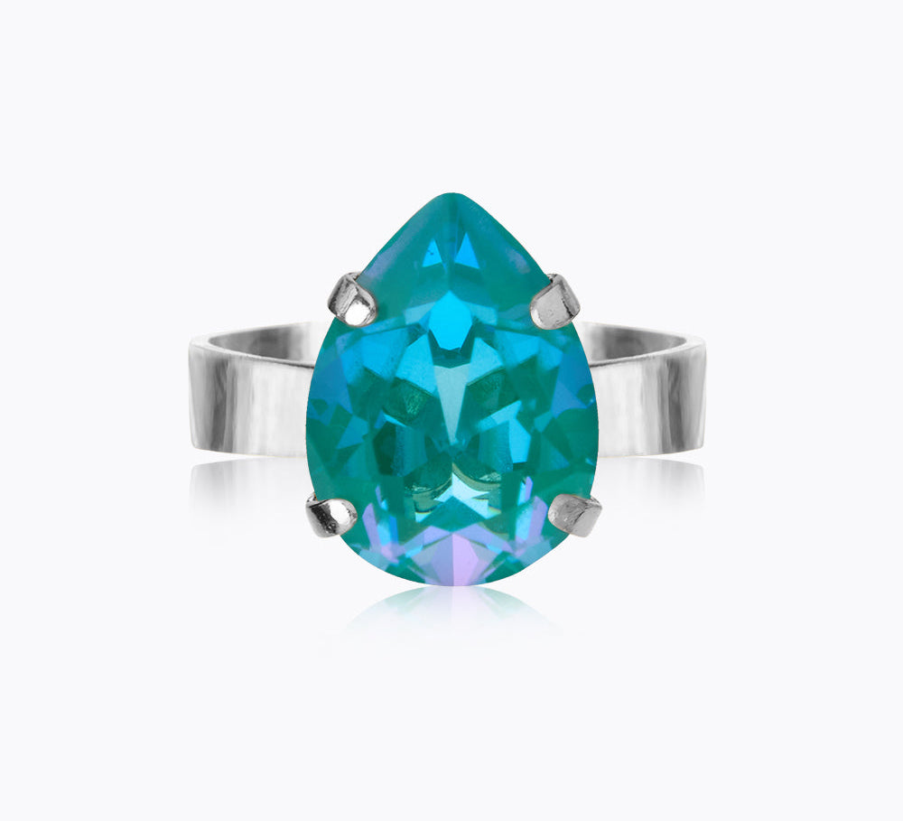 Caroline Svedbom - Mini Drop Ring Laguna Delite Rhodium