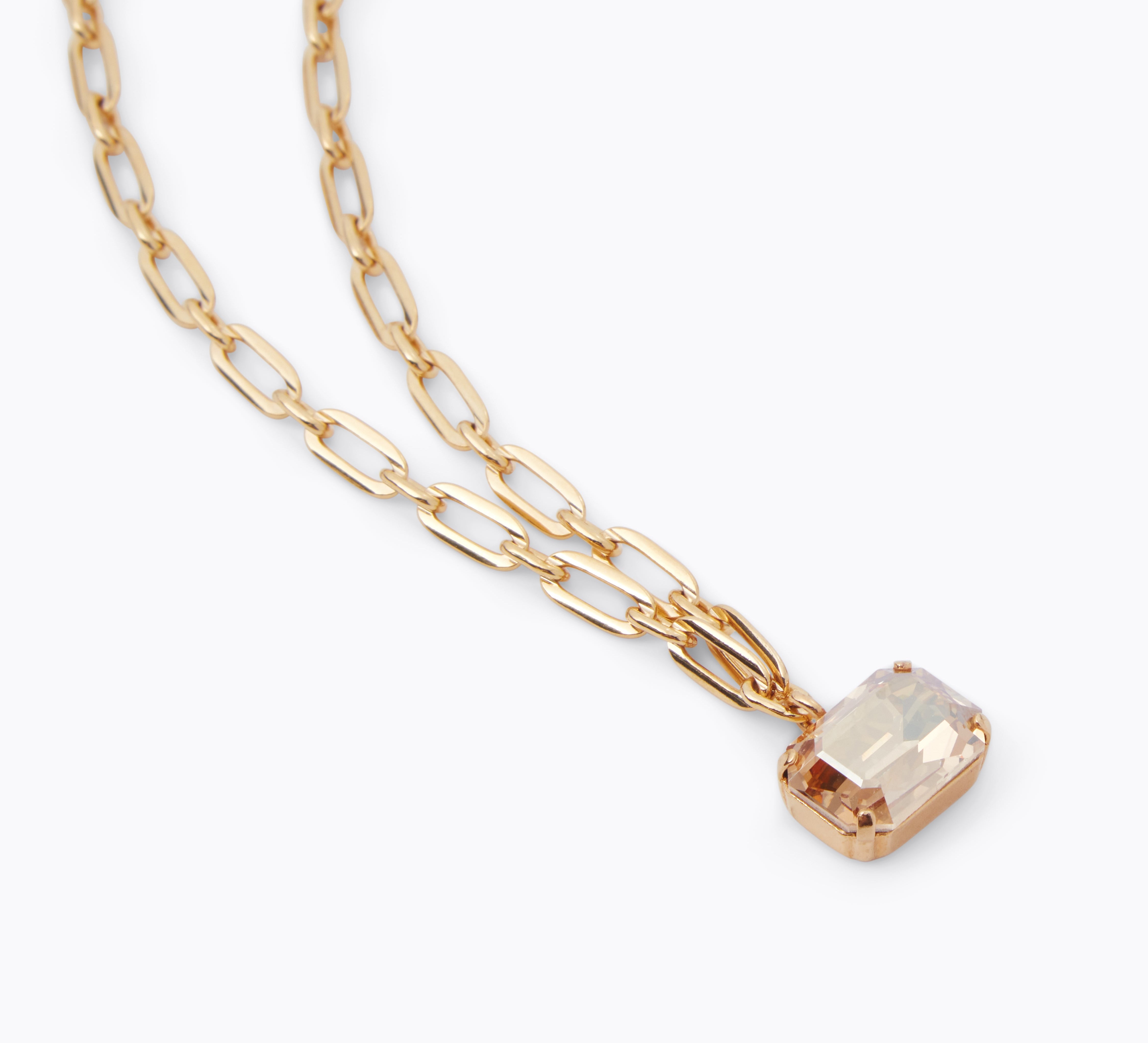 Caroline Svedbom - Mini Lydia Necklace Golden Shadow Gold