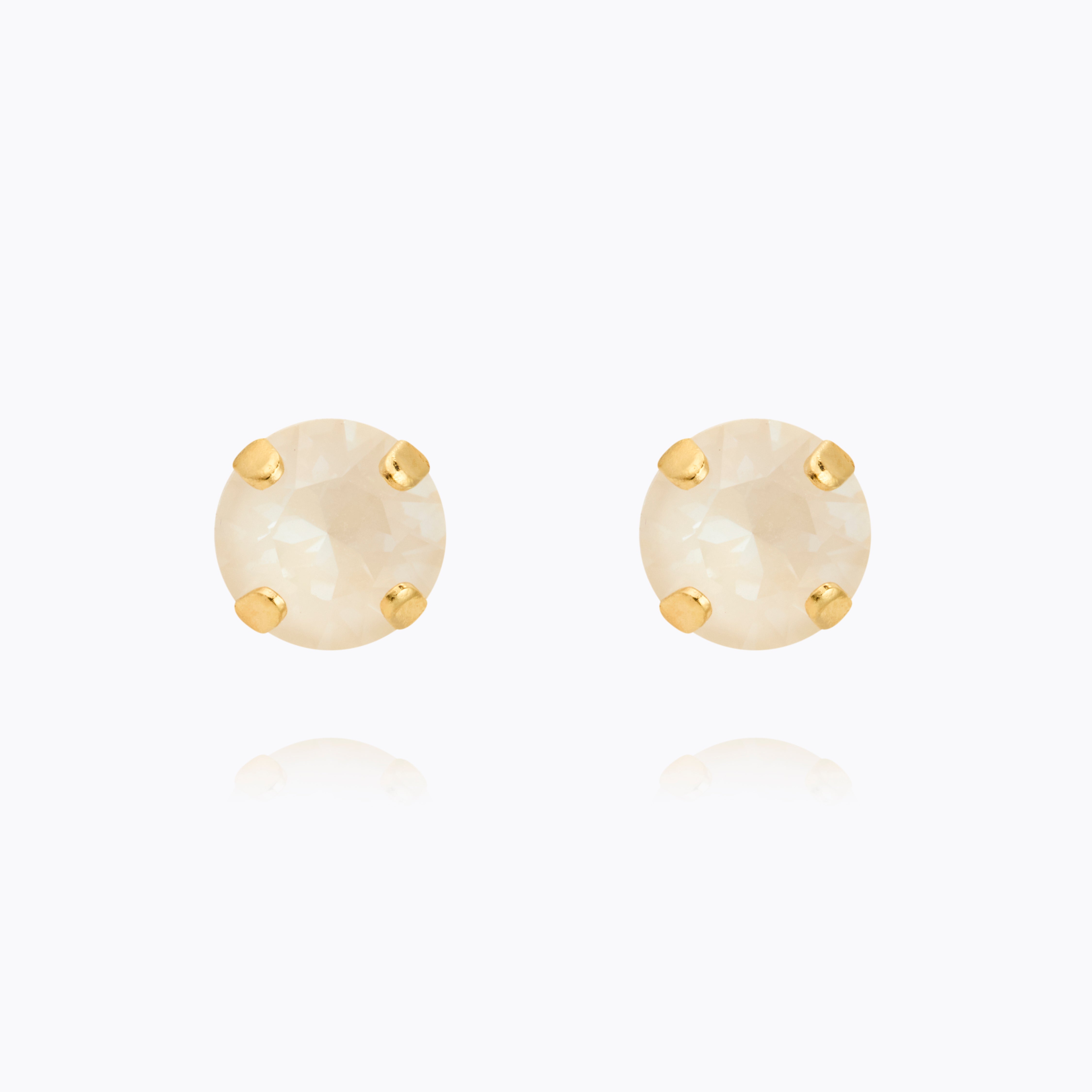 Caroline Svedbom - Mini Stud Earrings Linen Ignite Gold