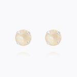 Caroline Svedbom - Mini Stud Earrings Linen Ignite Rhodium