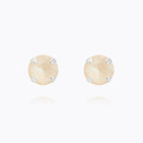 Caroline Svedbom - Mini Stud Earrings Linen Ignite Rhodium