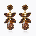 Caroline Svedbom - Mini Dione Earrings Rec Topaz Combo Gold