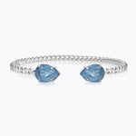 Caroline Svedbom - Mini Drop Bracelet Denim Ignite Rhodium