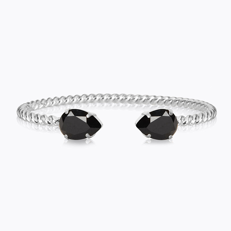 Caroline Svedbom - Mini Drop Bracelet Jet Rhodium