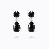 Caroline Svedbom - Mini Drop Earrings Jet Rhodium