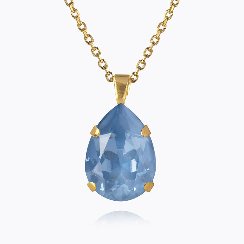 Caroline Svedbom - Mini Drop Necklace Denim Ignite Gold