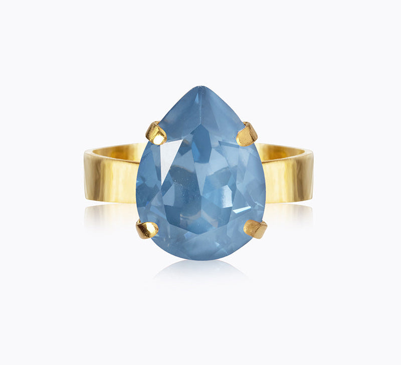 Caroline Svedbom - Mini Drop Ring Denim Ignite Gold