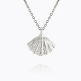 Caroline Svedbom - Mira Shell Necklace Rhodium Rhodium