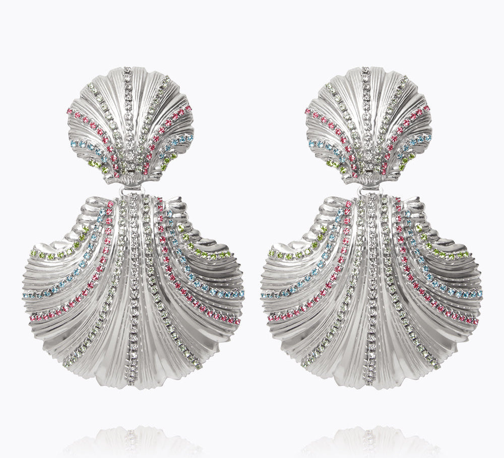 Mirella Grande Earrings / Rainbow Combo