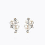 Caroline Svedbom - Molly Earrings Pearl Crystal Rhodium