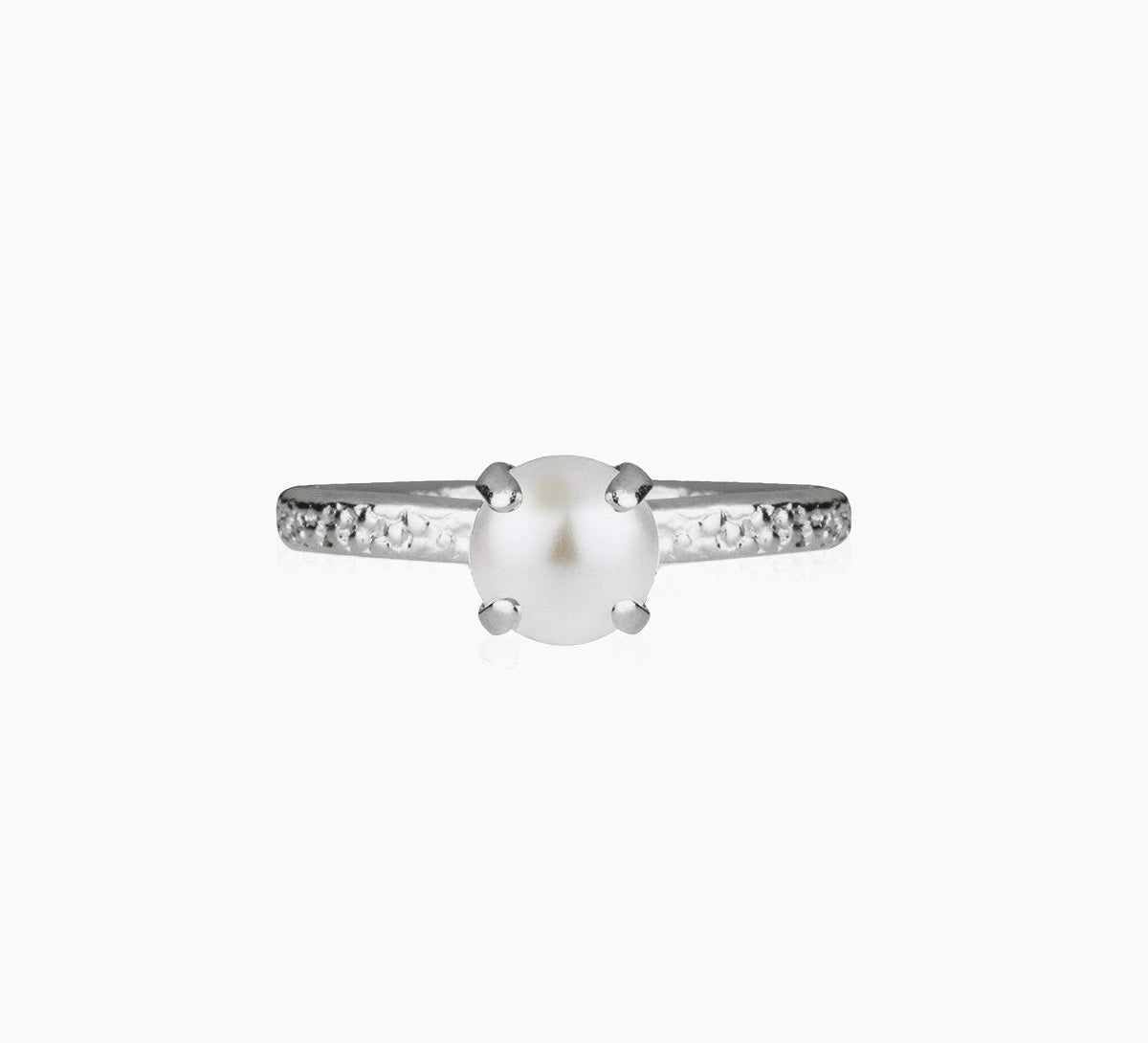 Caroline Svedbom - Natti Ring Pearl Rhodium