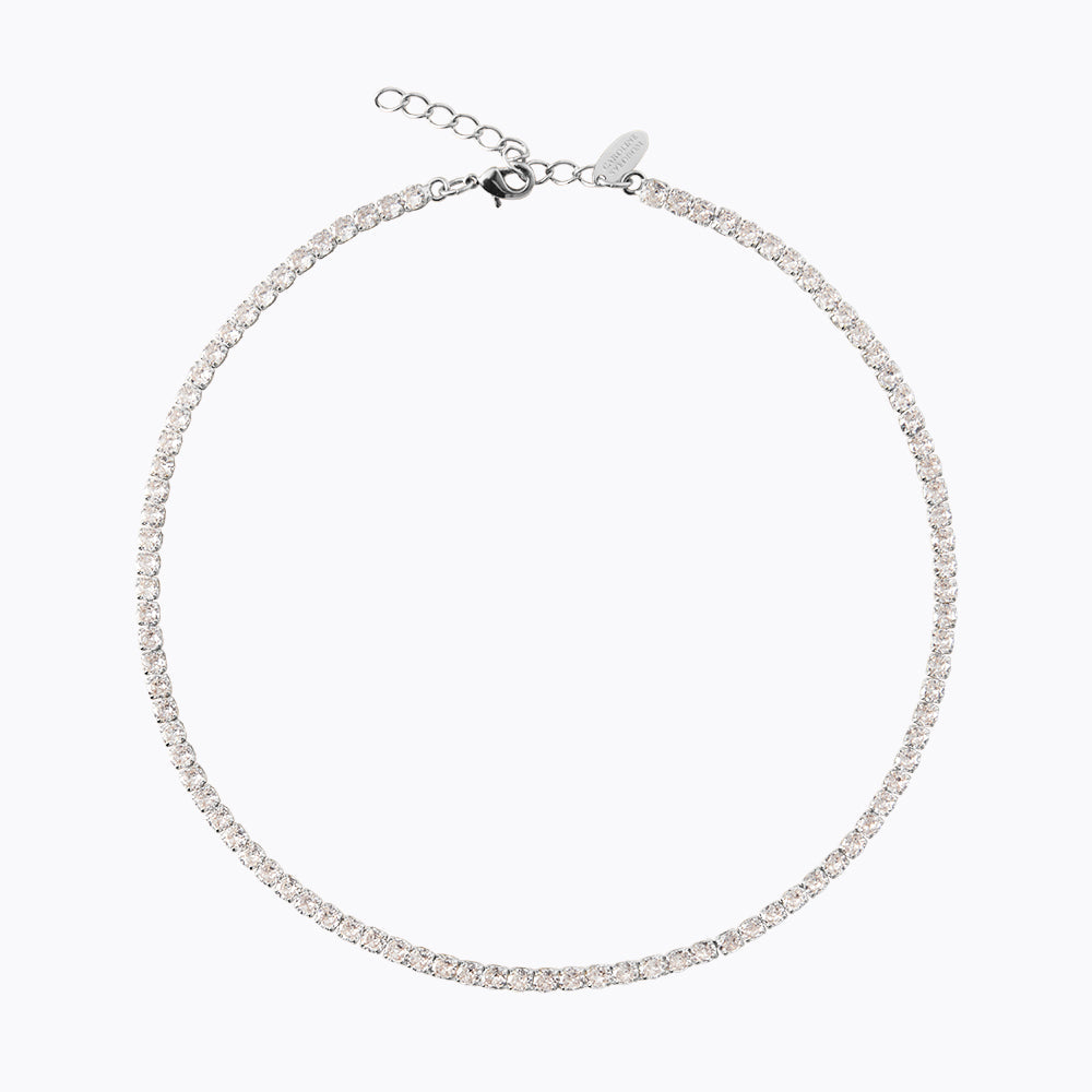 Caroline Svedbom - Zara Necklace Crystal Gold – Caroline