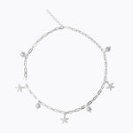 Caroline Svedbom - Sea Star Chain Necklace Pearl Rhodium