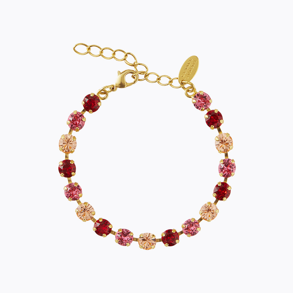 Caroline Svedbom - Nicola Bracelet Scarlet Combo Gold