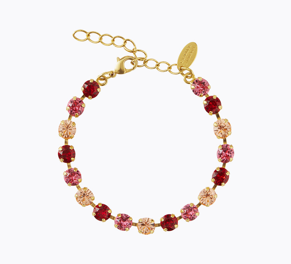 Caroline Svedbom - Nicola Bracelet Scarlet Combo Gold