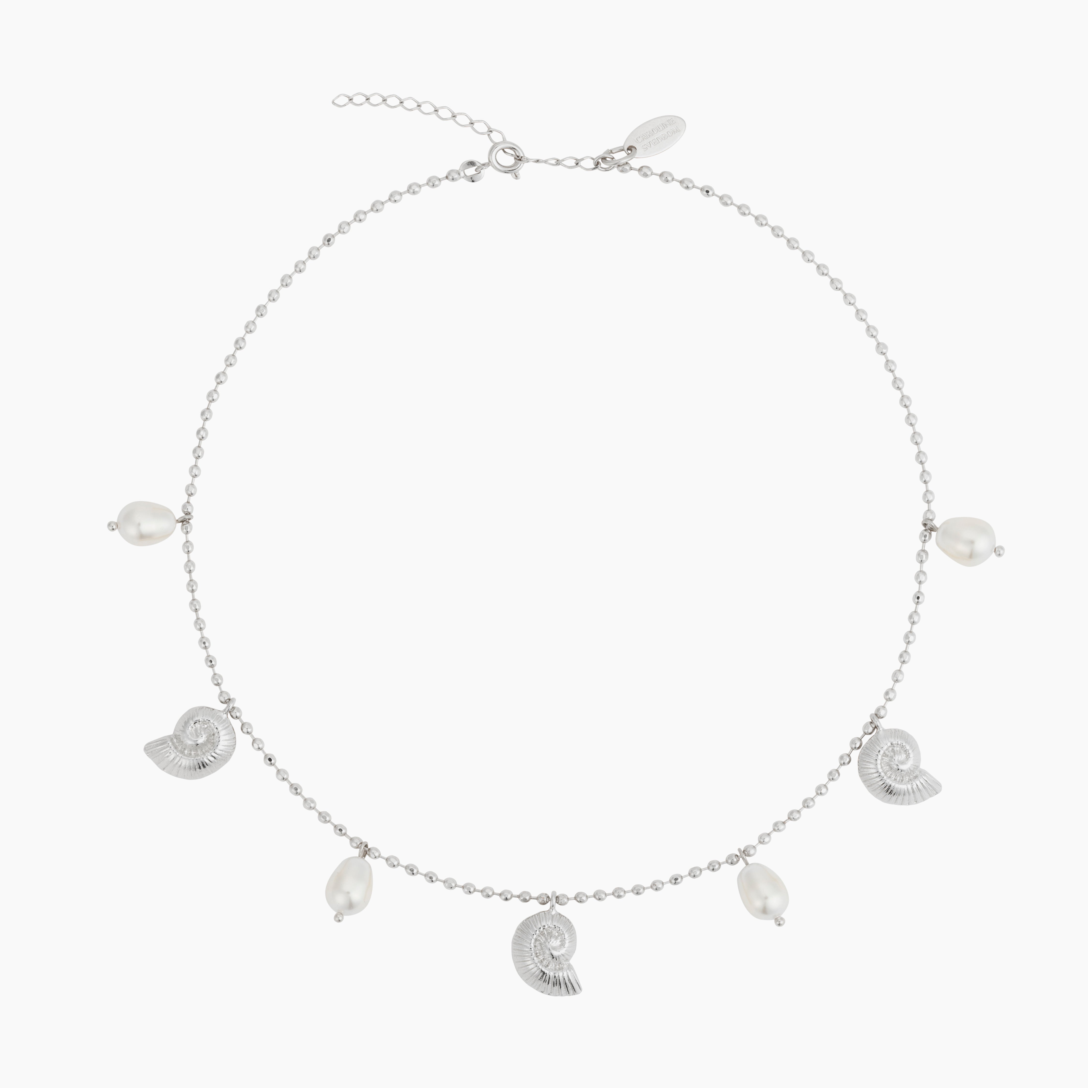 Caroline Svedbom - Seadora Necklace Pearl Rhodium