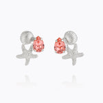 Caroline Svedbom - Seascape Earrings Rose Peach Rhodium