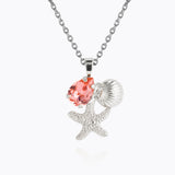Caroline Svedbom - Seascape Necklace Rose Peach Rhodium